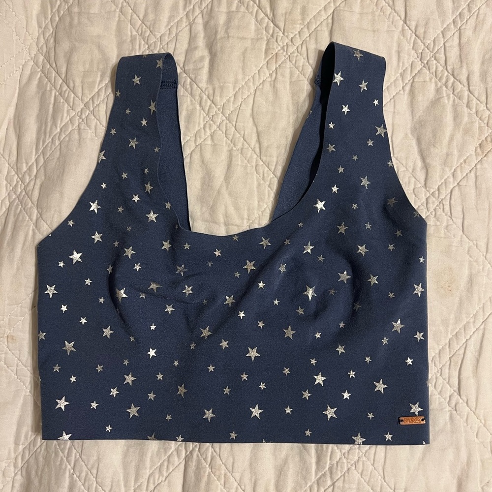 Blue bralette